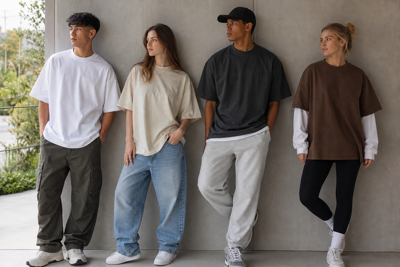 How to Style Oversized Crew Tees for Every Season
