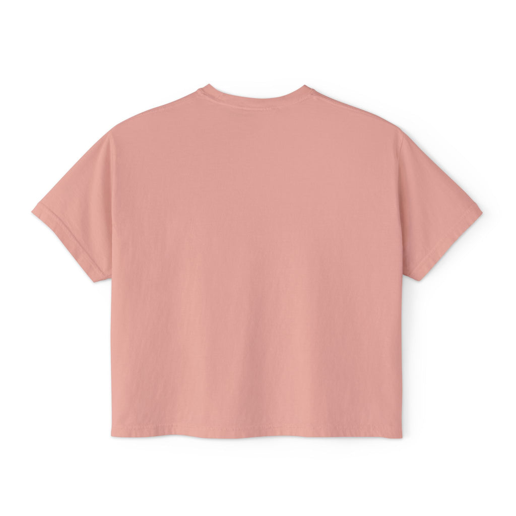 Blessed Boxy Tee — Women's Casual Crop T-Shirt