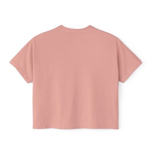 Blessed Boxy Tee — Women's Casual Crop T-Shirt