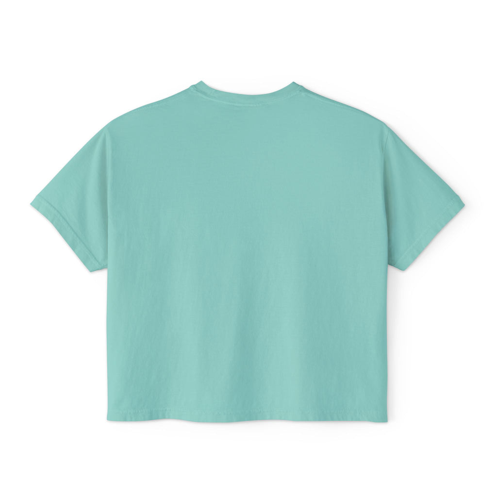 Blessed Boxy Tee — Women's Casual Crop T-Shirt