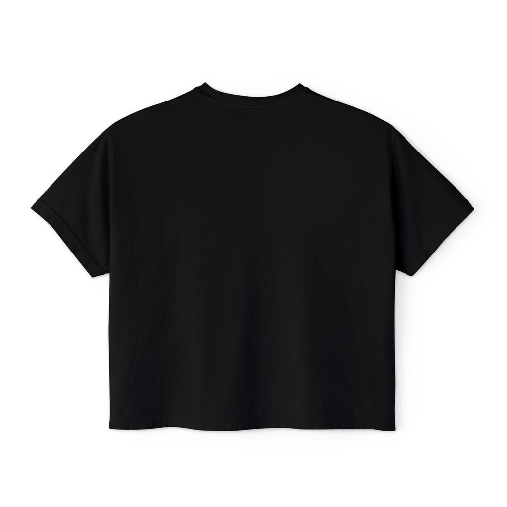 Blessed Boxy Tee — Women's Casual Crop T-Shirt
