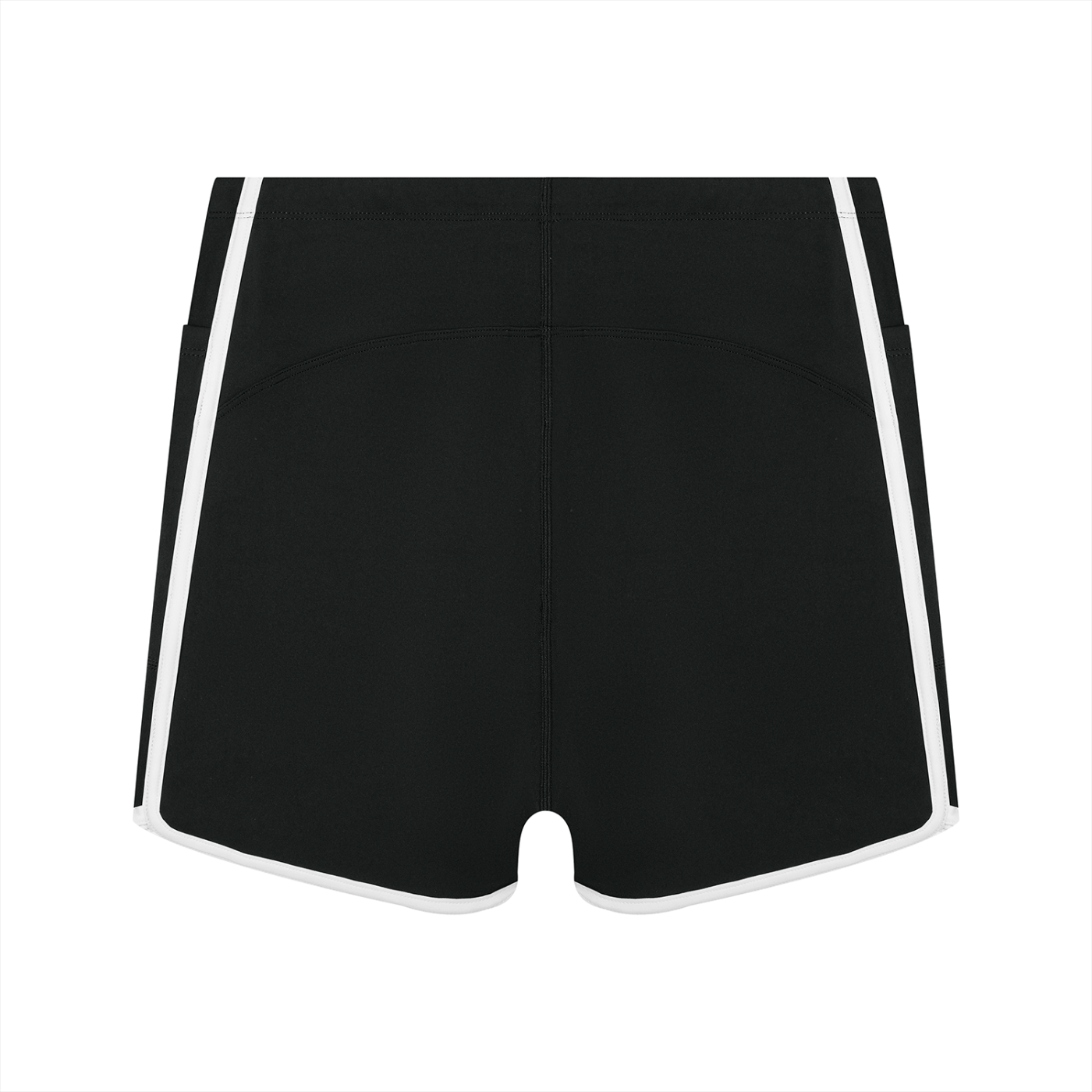 Women's High Rise Color Block Yoga Shorts