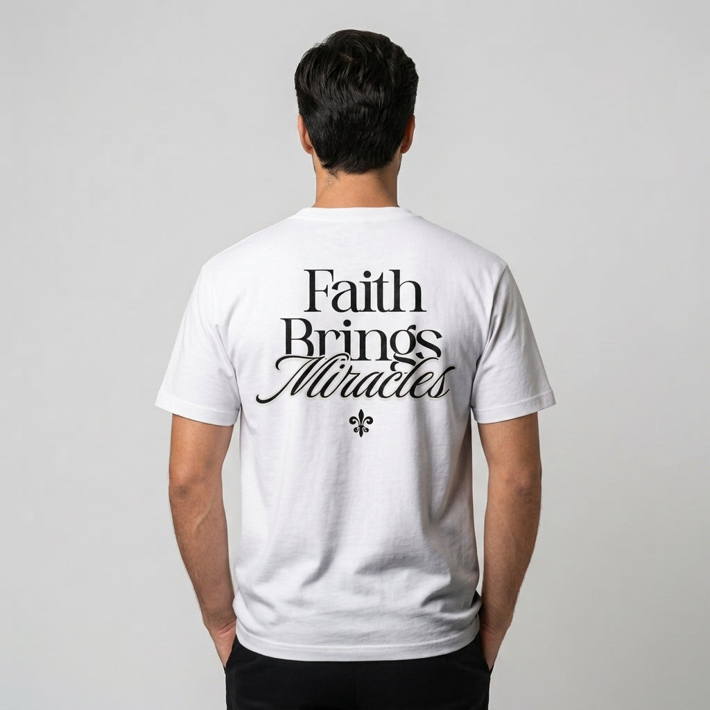 faith,brings,miracles,tee,tshirt,drop,shoulder,graphic,vintage,mens,women,shirt,stitch,riot