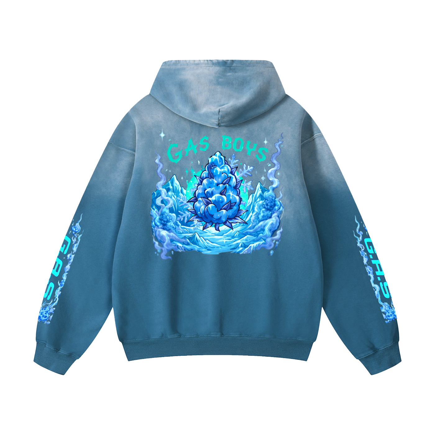G.A.S Zafessionals Sunfade Oversized Hoodie