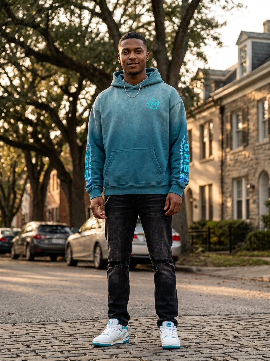 G.A.S Zafessionals Sunfade Oversized Hoodie