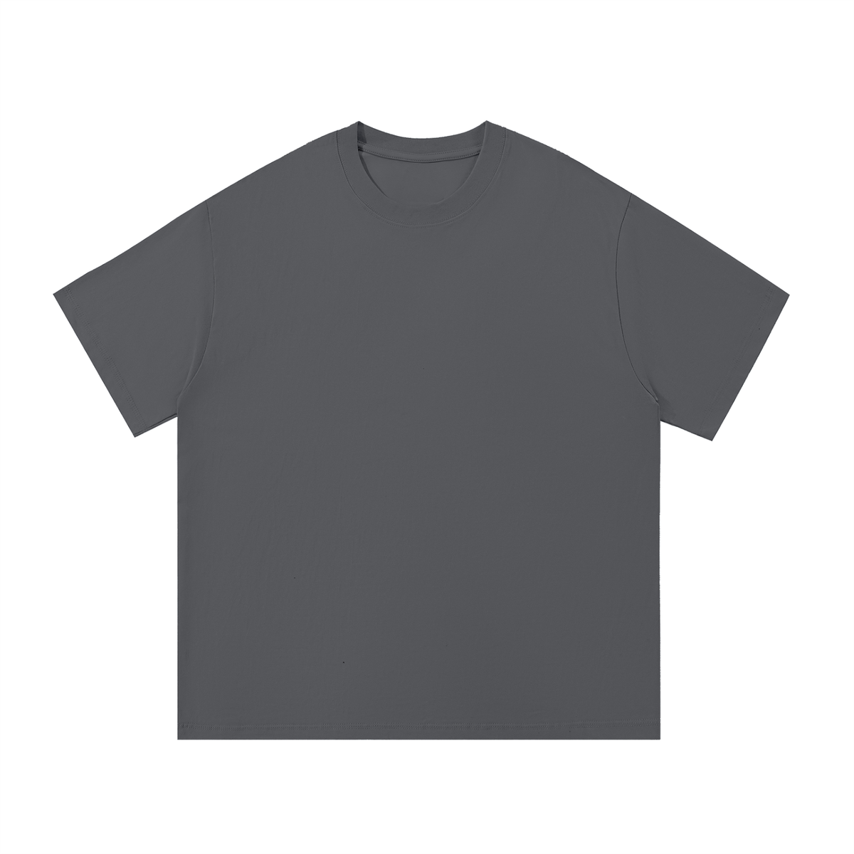 Essential Cotton T-Shirt in wine red, unisex crewneck streetwear basic