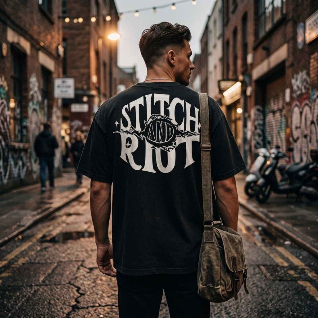 Stitch and riot ,crew,tshirt,mens,womens tshirt ,unisex tshirt 