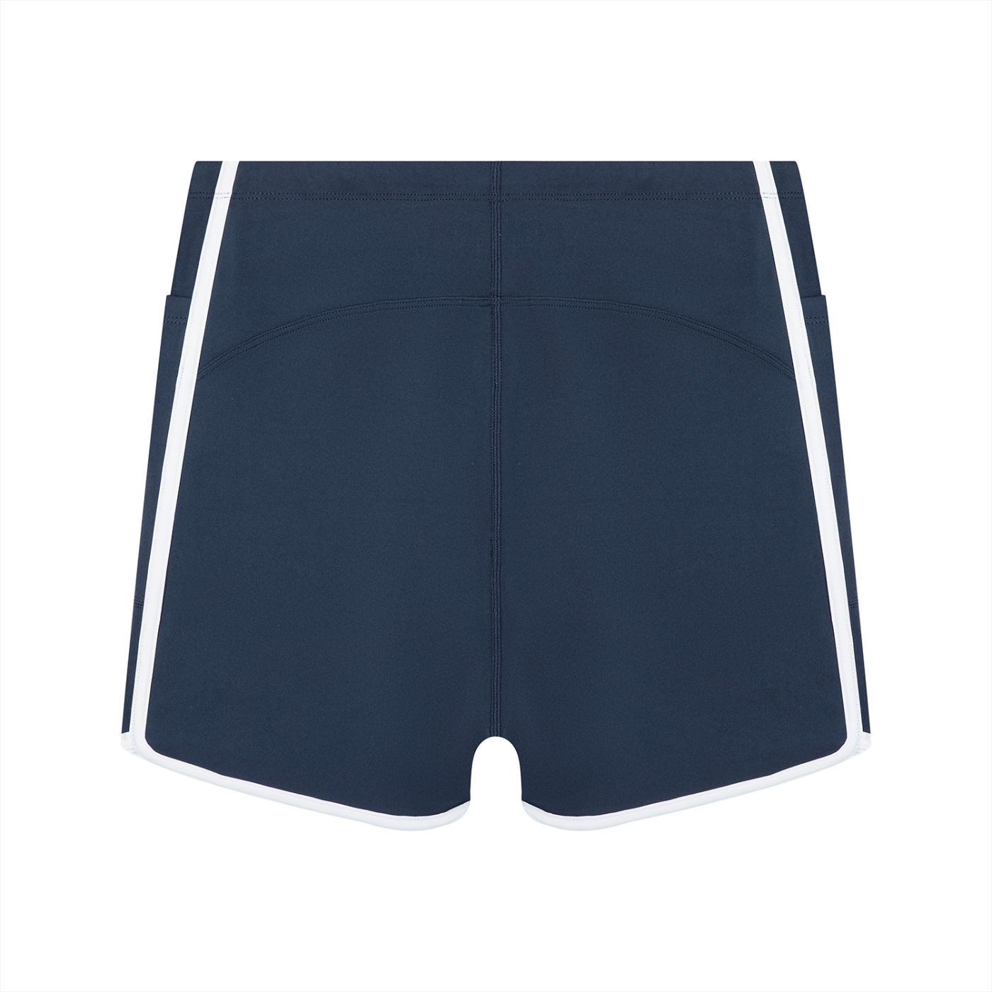 Women's High Rise Color Block Yoga Shorts