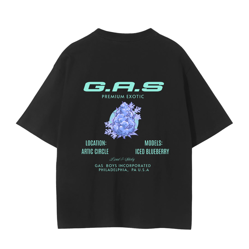 G.A.S Zafessionals Iced ,Gas Iced BlueBerry Tshirt ,Mens tshirt,Crew Tshirt,Gas Short Sleeve tshirt ,Vintage Mens Shirt