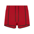Women's High Rise Color Block Yoga Shorts