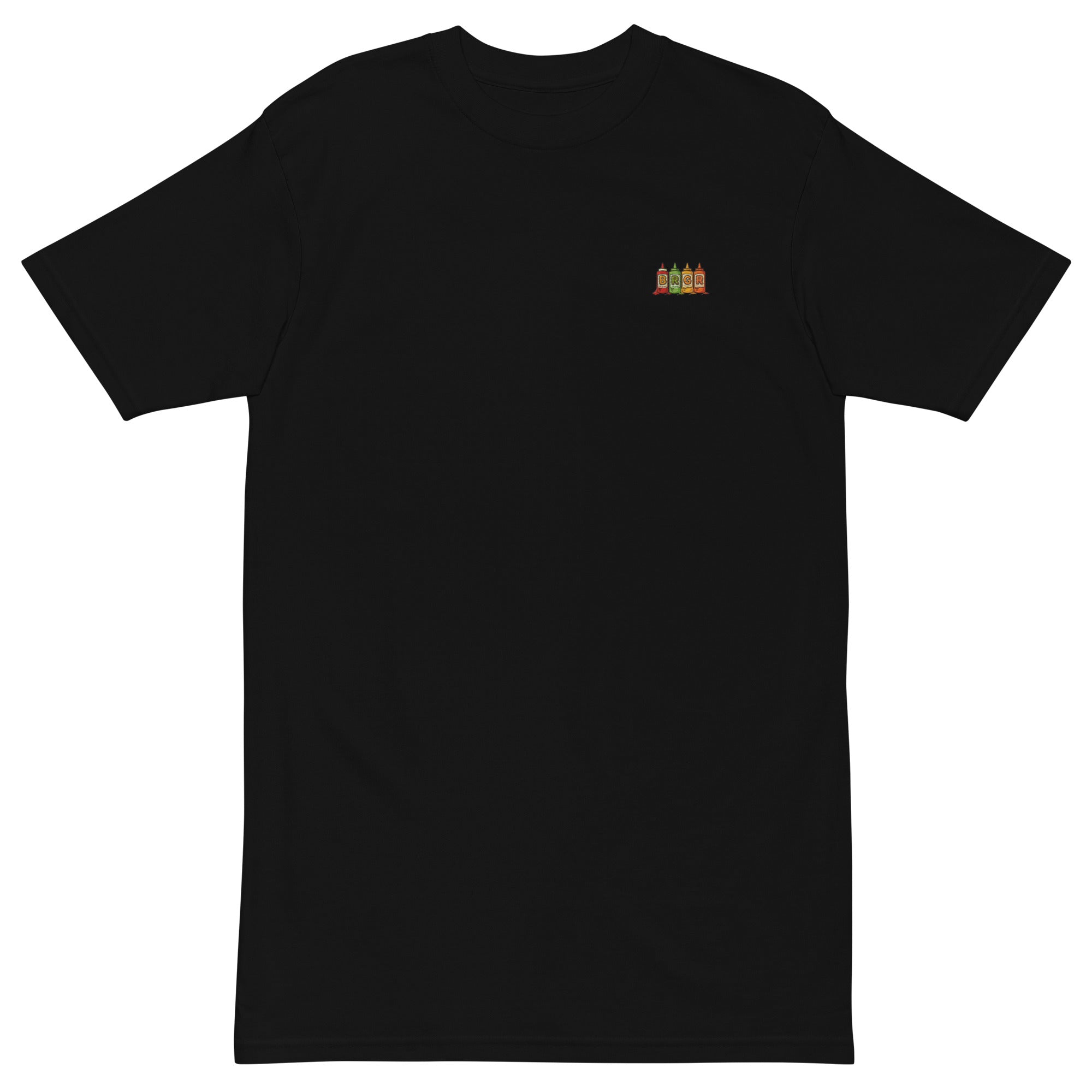 BRGR Sauce Embroidered Heavyweight Tee – Premium Streetwear Essential