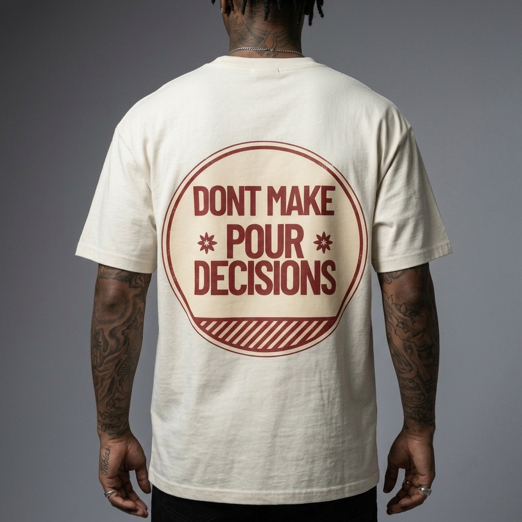 Last Call Vintage Tee, bar and drinking graphic novelty t-shirt in apricot